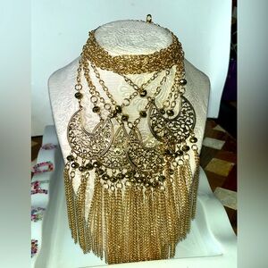Paparazzi ~ (5) Necklaces Gold-tone